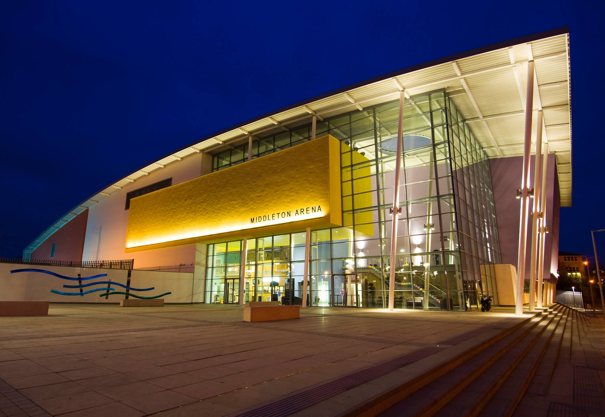 Exterior of Middleton Arena